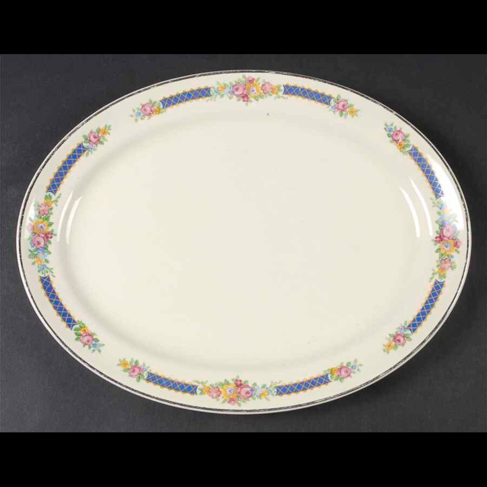 11" Oval Serving Platter
Blue Bouquet 
by HALL